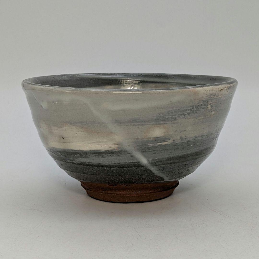 三浦竹軒 京焼 刷毛目茶盌 共箱共布 抹茶碗 抹茶茶碗 茶道具 茶器 清水焼