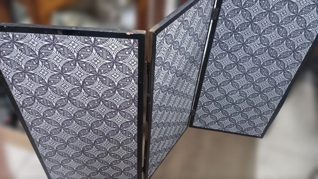 4008）寿峰　美人画　屏風　春夏秋冬？