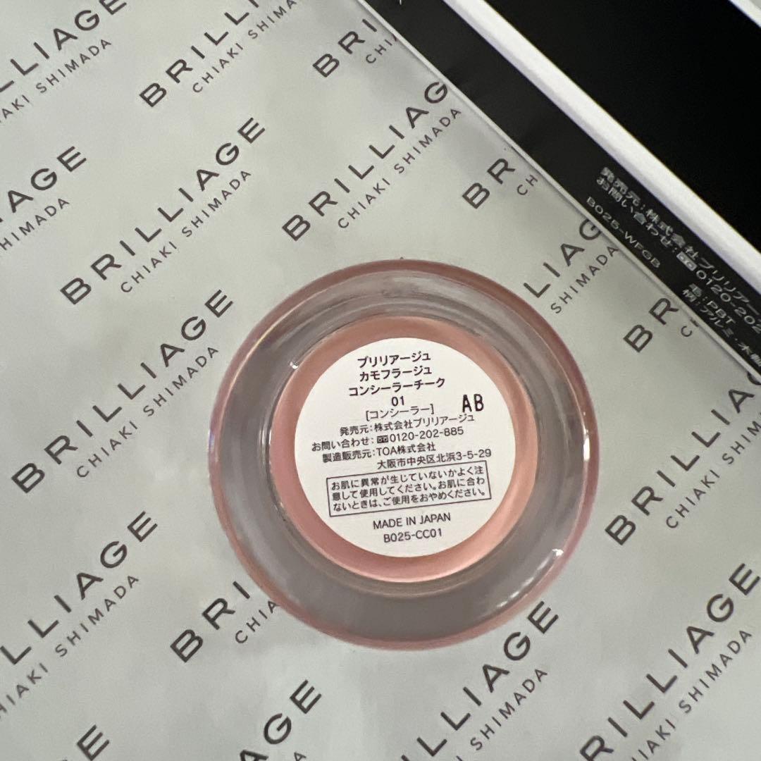 【ブリリアージュ】カモフラージュチーク＆ワイドフィンガーブラシ セット