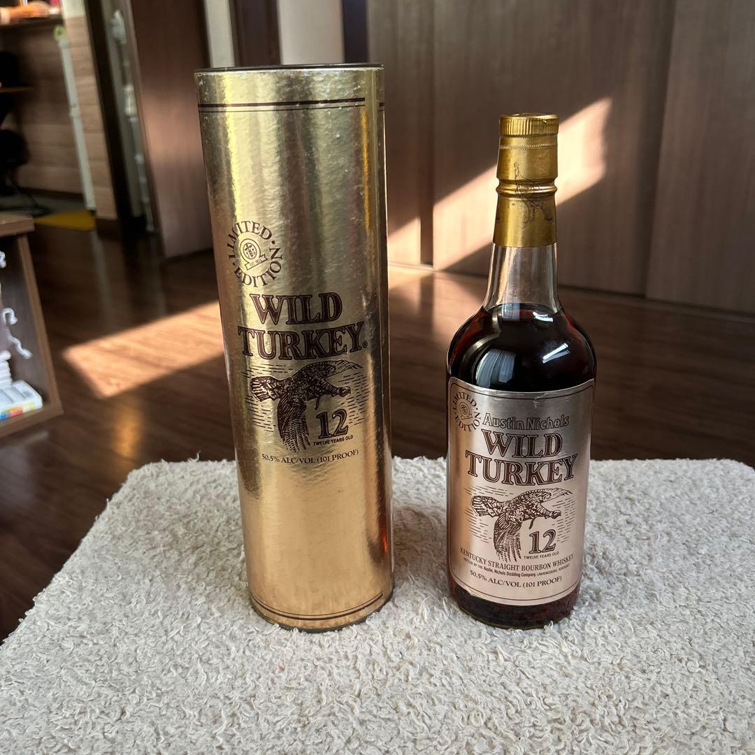 WILD TURKEY 12年 ゴールド缶入り
