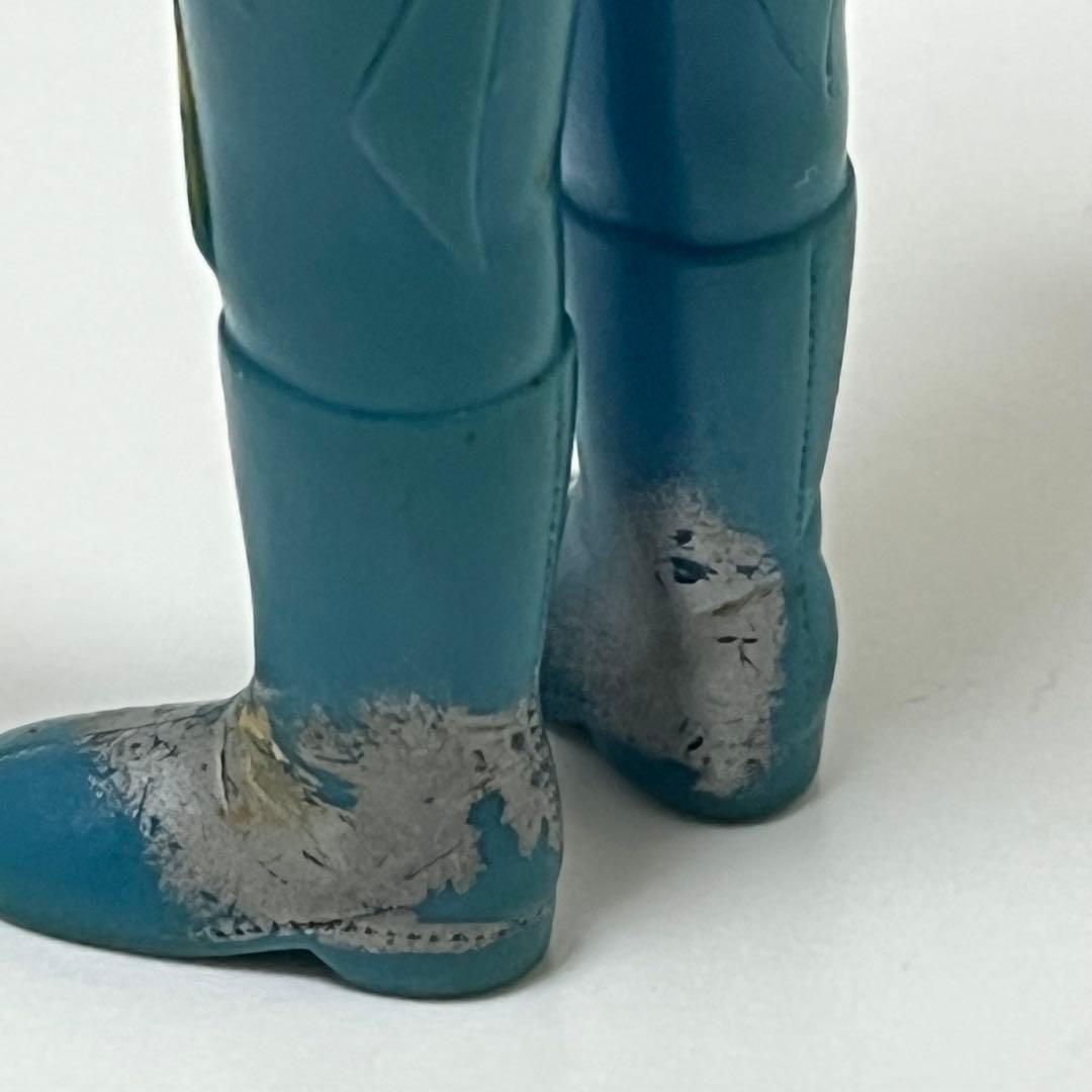 レア　当時物　ポピー　イナズマン　ソフビ　マフラー付き