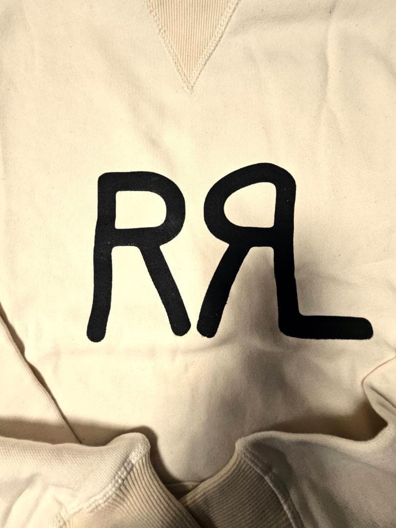 送料無料/新品未使用　Ralph Lauren ダブルRL ホワイトパーカーXL