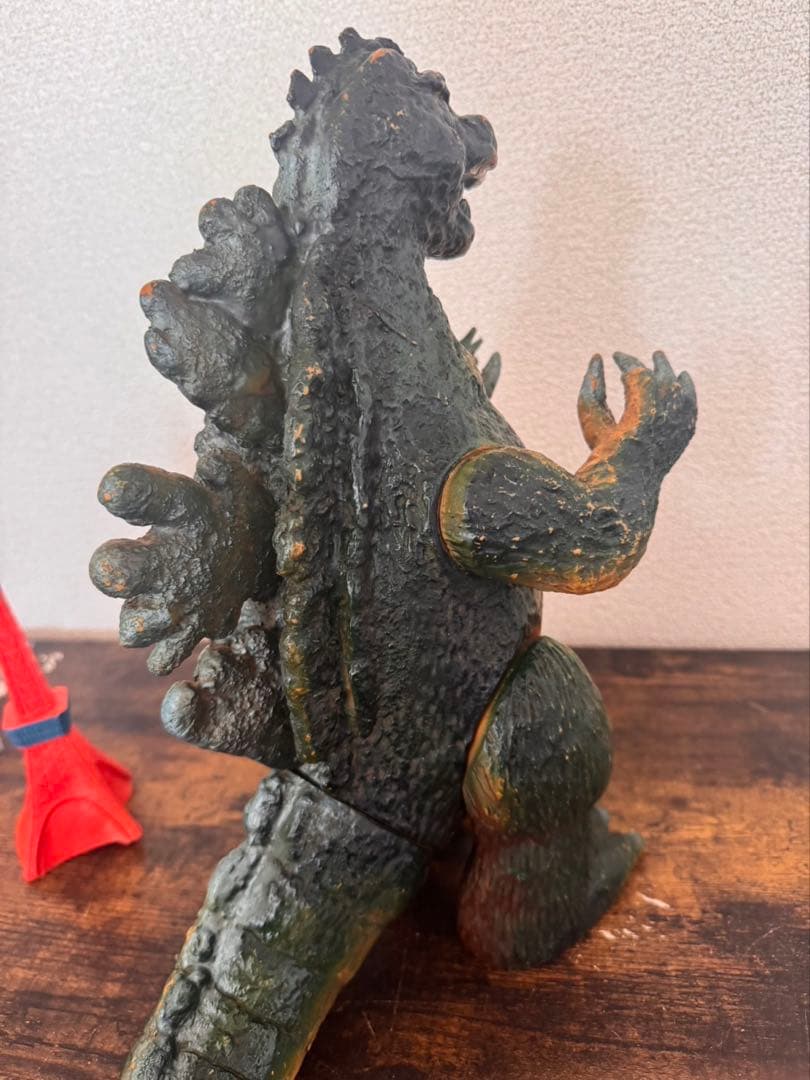 s63 ゴジラ　ブルマァク　ジャイアントサイズ　東宝　東京タワー付き　珍色？