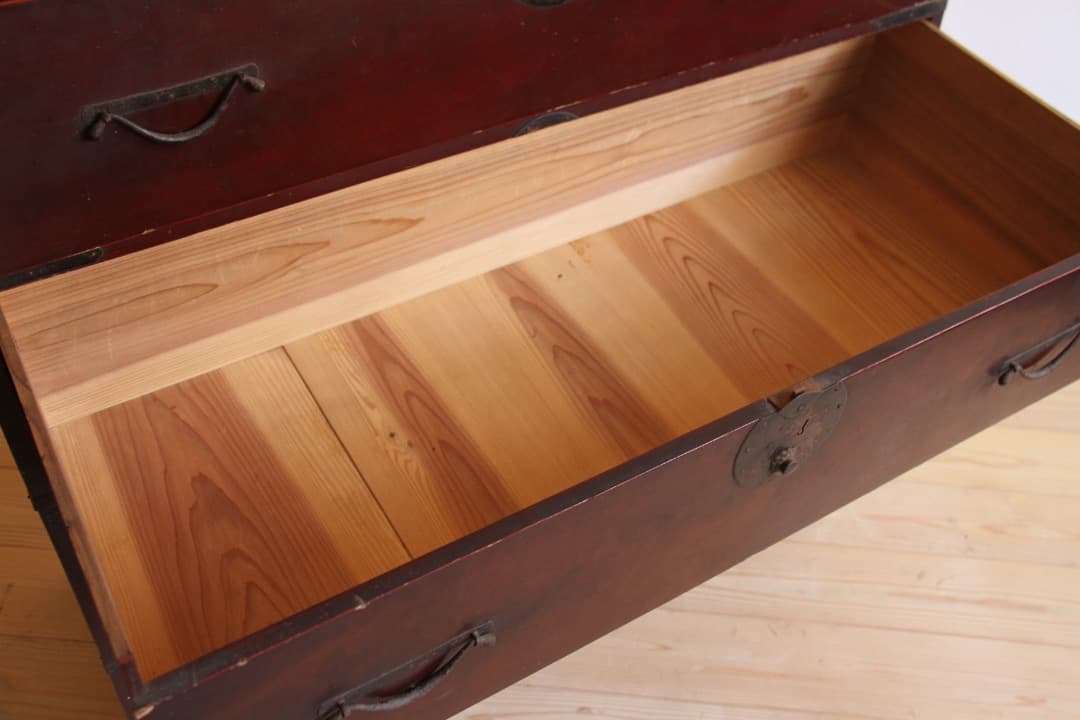 和箪笥　4段　古道具　古家具　ビンテージ　アンティーク　レトロ