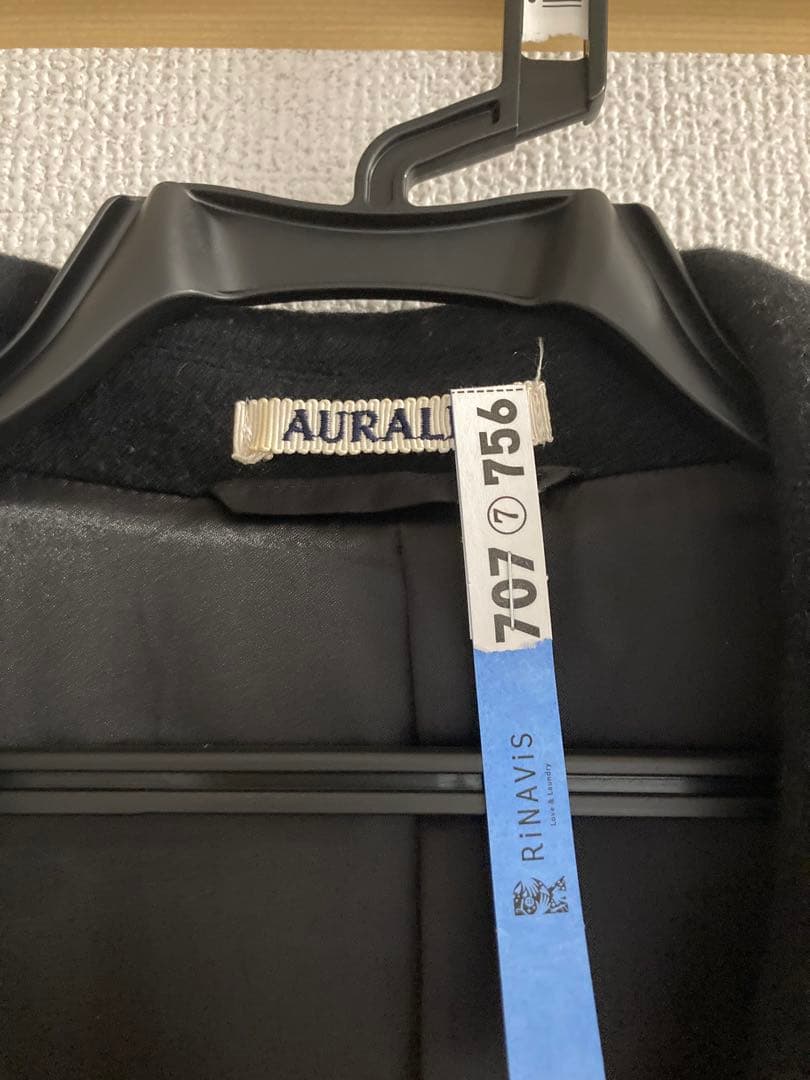 ジャケット・アウター AURALEE CASHMERE WOOL MOSSER OVER JACKET