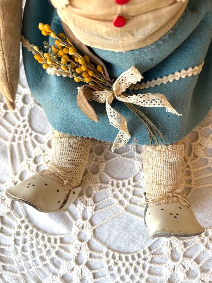 ♡ アンティーク　可愛い少女　オールド・レンチドール　LENCI フェルト人形