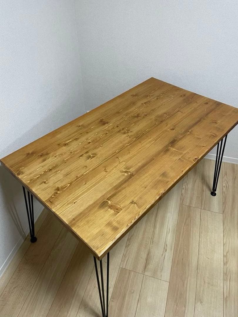 LOWYA(ロウヤ)　ヴィンテージ　ダイニングテーブル　天然木　120