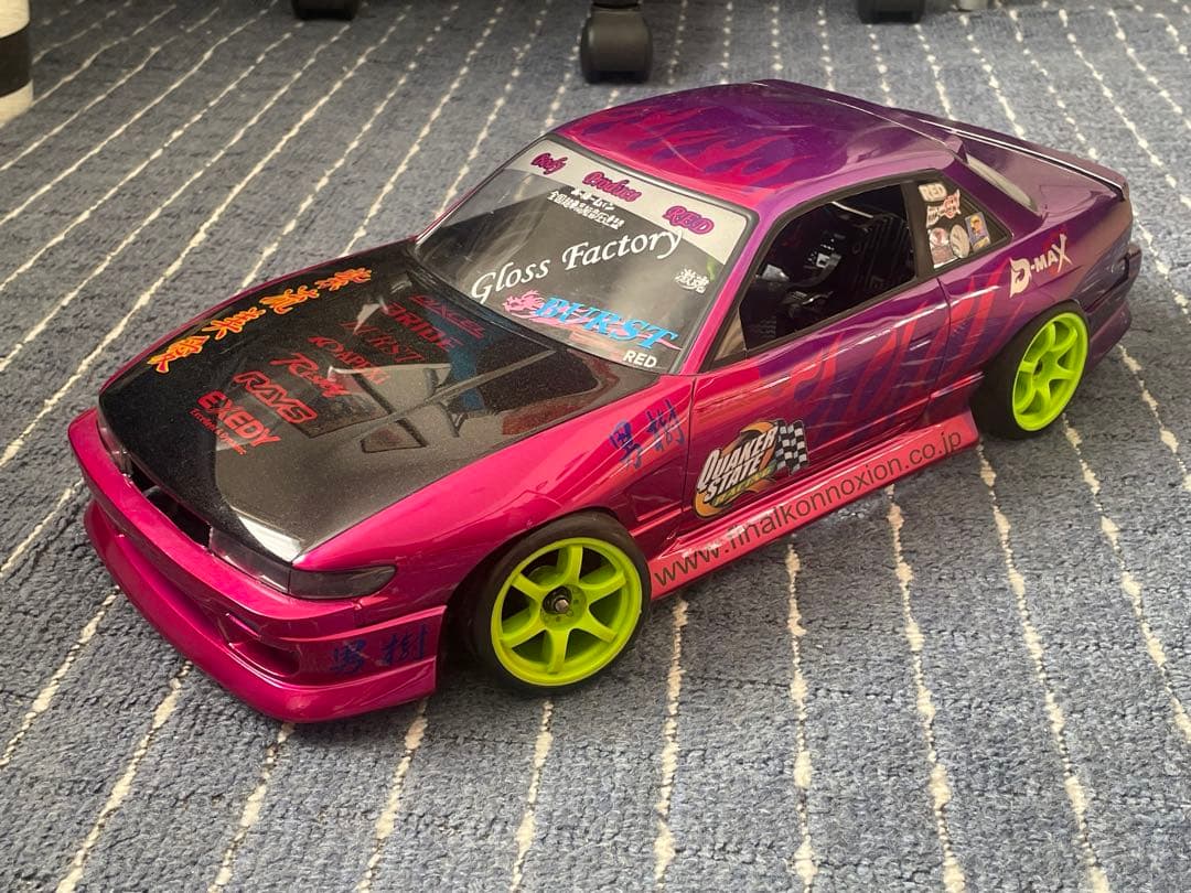 ラジコンボディ S13 シルビア 中村直樹 BURST