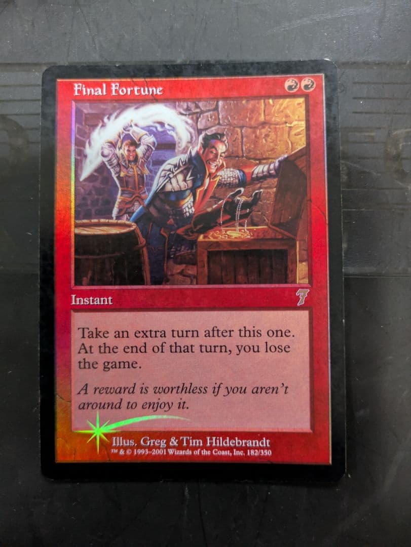 MTG 最後の賭け Foil 英語 ７版