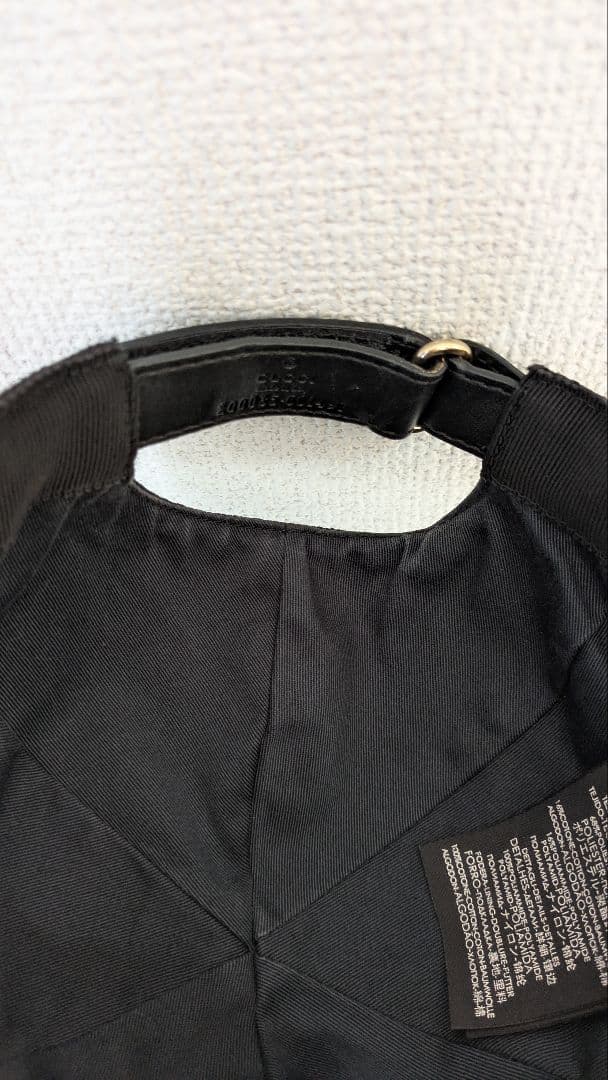 ブラック GGパターン ベースボールキャップ