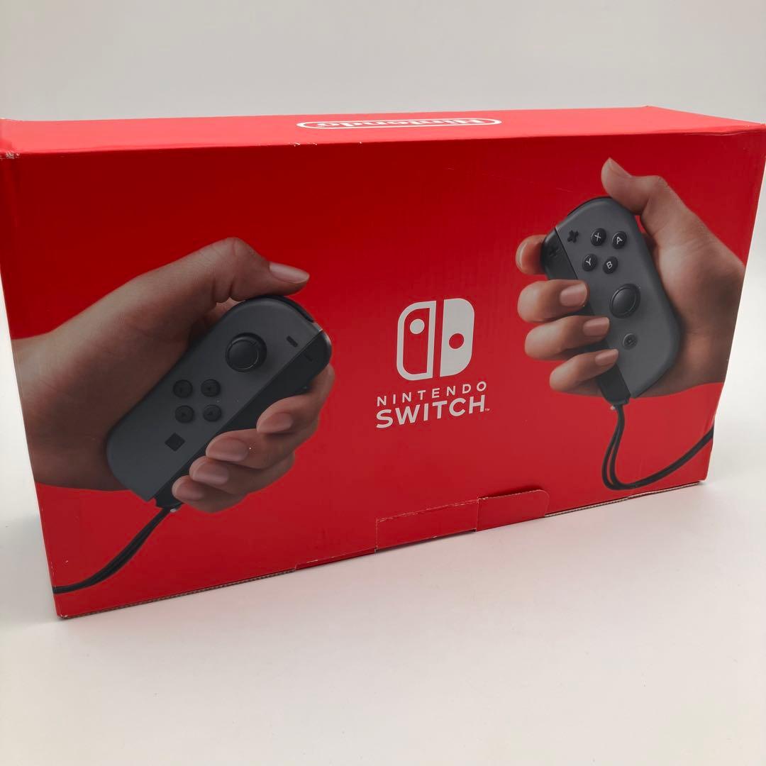 任天堂Switch ニンテンドースイッチ グレー 付属品完備 箱付き