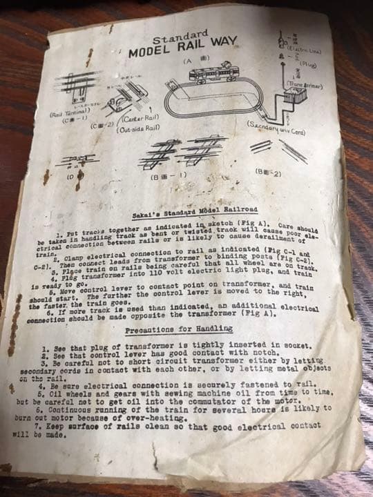 【MIOJ】鉄道模型（made in occupied Japan）