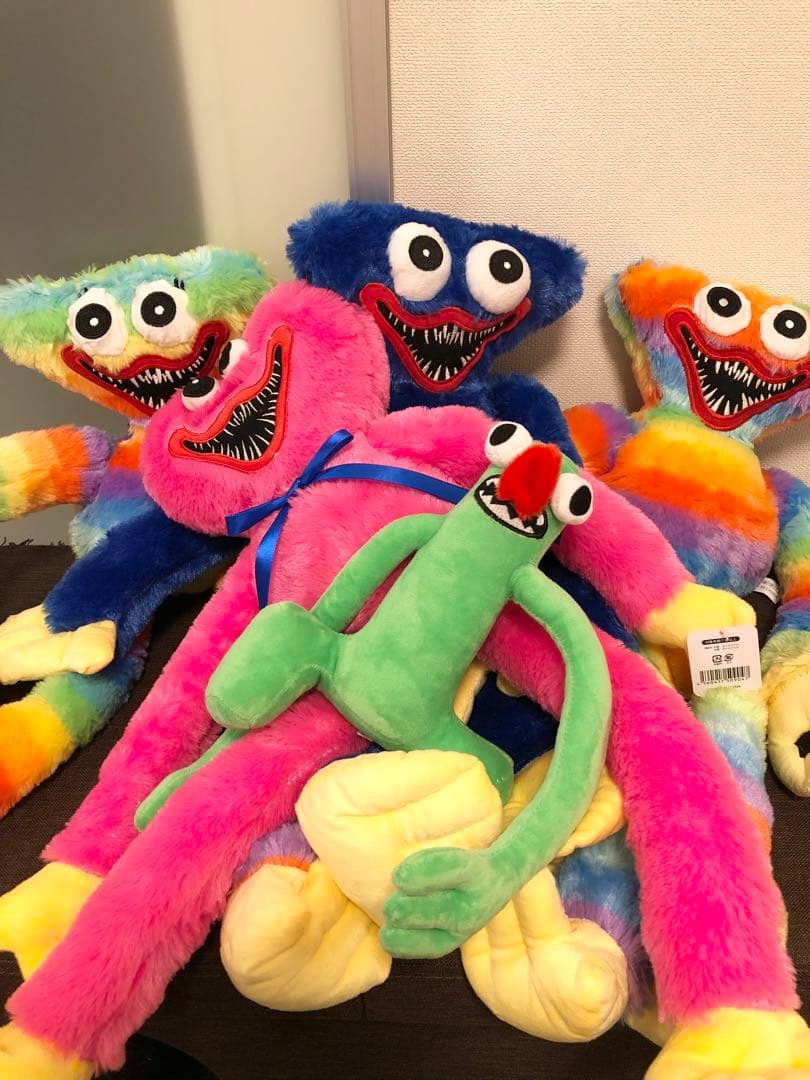 ポピープレイタイム　ハギーワギー　ぬいぐるみ　4体セット　　約60cm