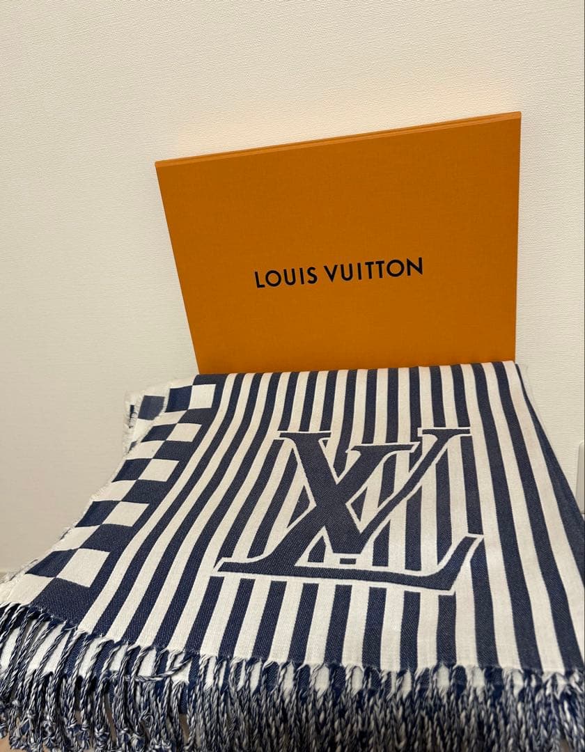 LOUIS VUITTON ストライプ バスタオル