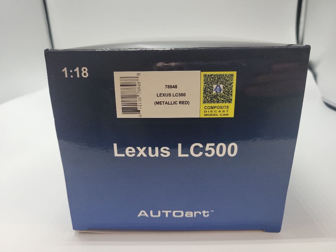 AUTOart Lexus LC500 メタリックレッド 1:18