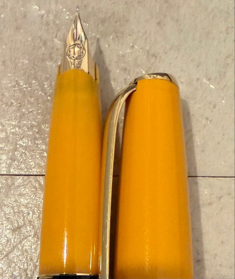 モンブラン 万年筆 ジェネレーション イエロー オレンジ