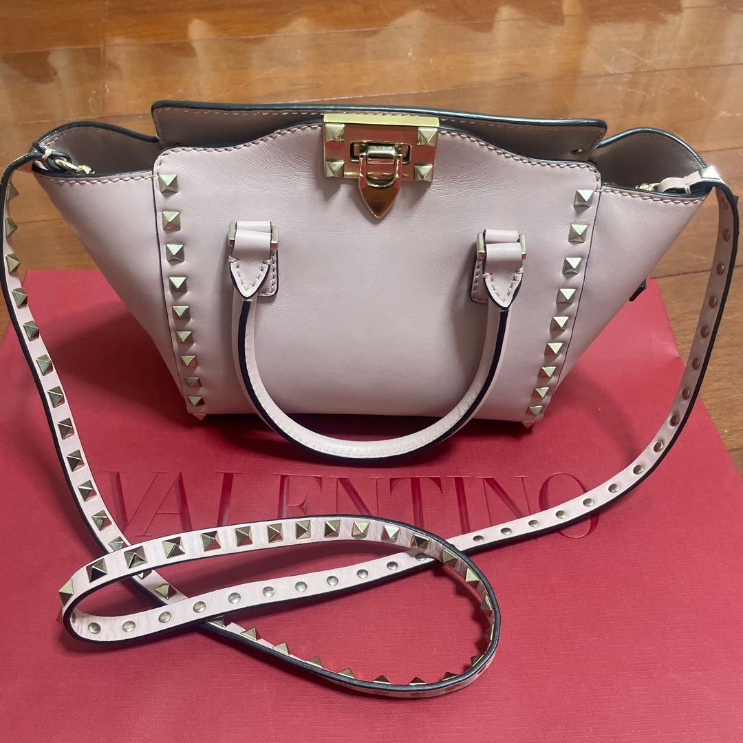 VALENTINO スタッズ付きハンドバック