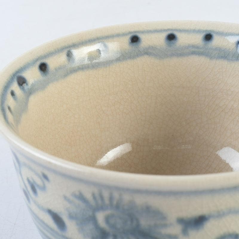 茶道具　加藤連瓶造　安南写　数茶碗　十客　共箱　V　9730A