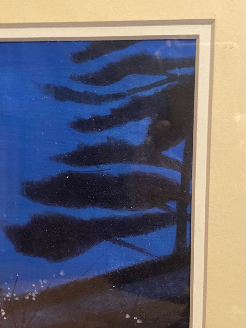 平山邦夫 法隆寺 アート 額縁 インテリア