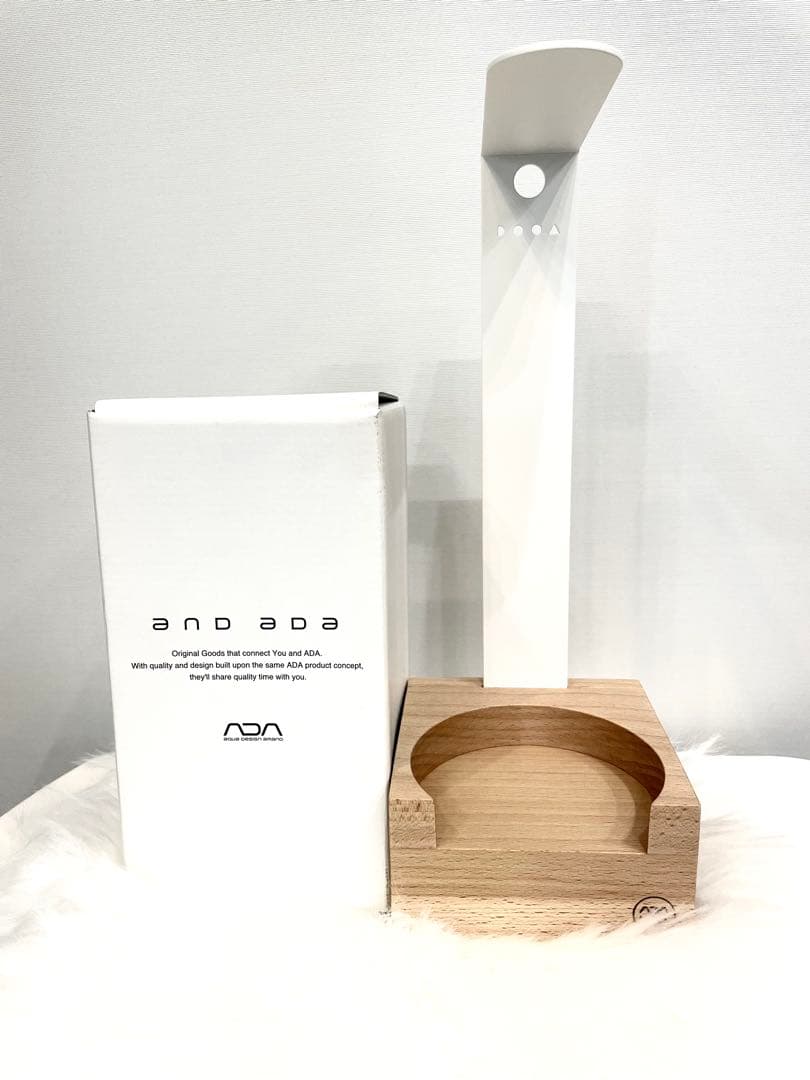 ADAガラスポットMARU & ADAウッドブロックBUNAのセットです♪