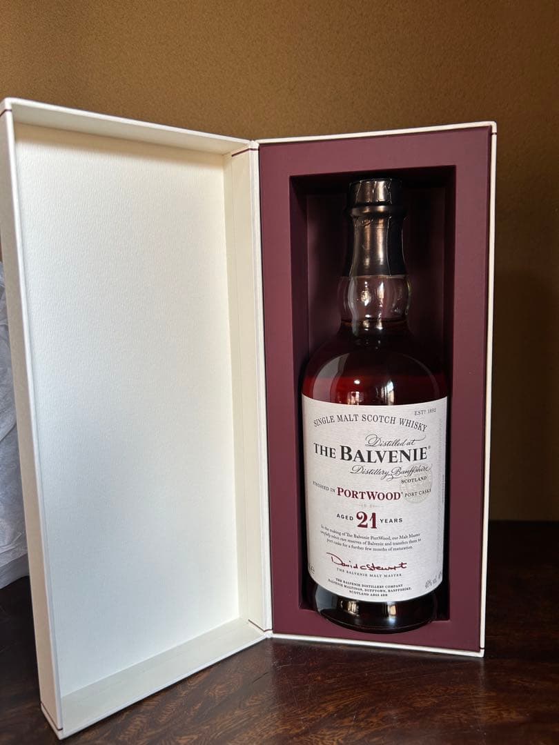 未開栓 THE BALVENIE 21年 ポートウッド 700ml