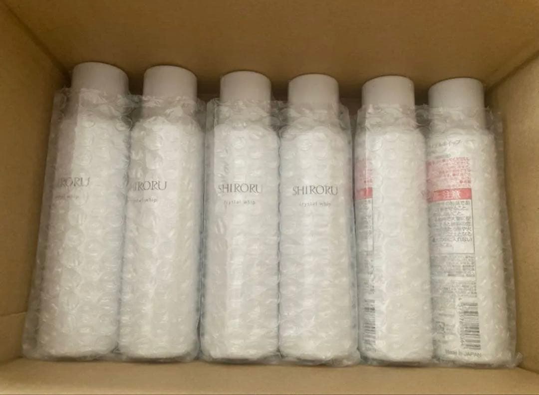 【値下げ】SHIRORU クリスタルホイップ 洗顔料 6本セット