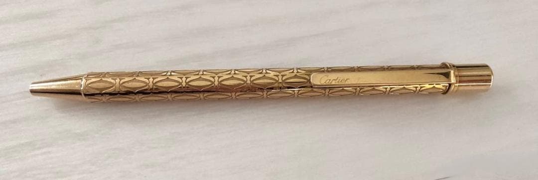 Cartier カルティエ サントス C ドゥ 2C ボールペン ゴールド