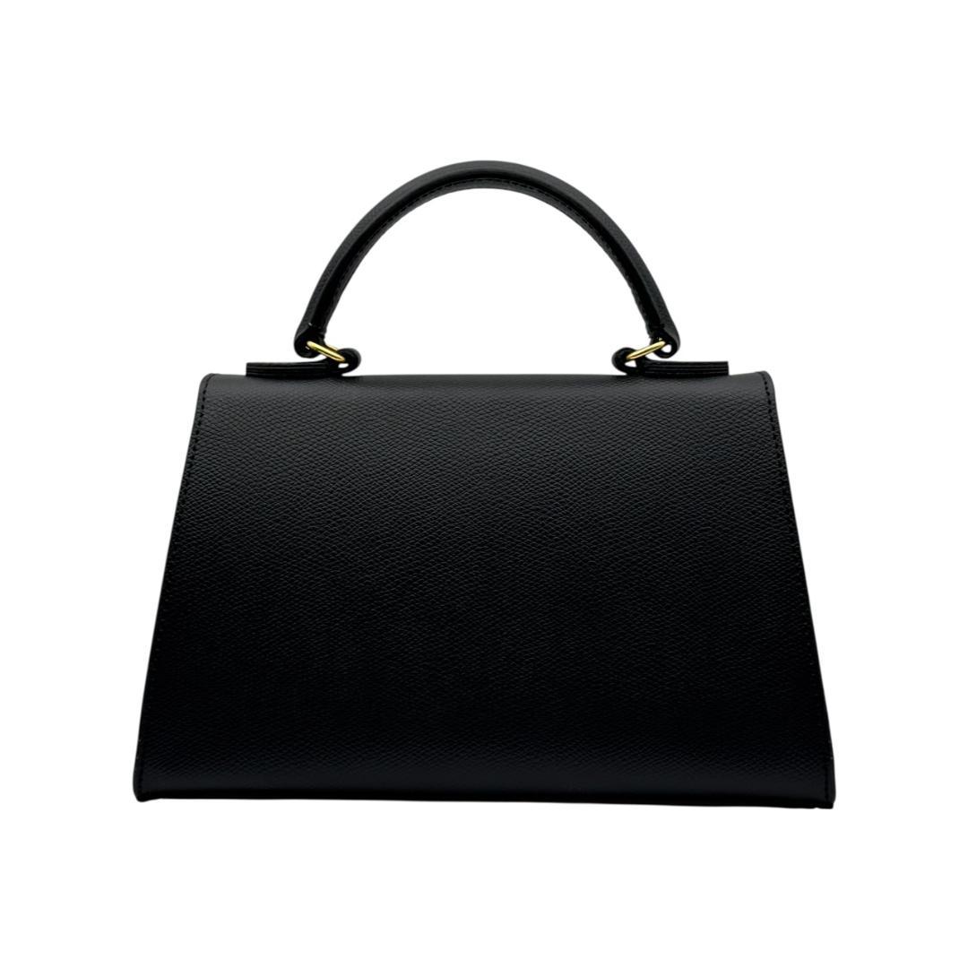 【新品同様】カルボッティ グレタ 2way ハンドバッグ ショルダーバッグ 黒