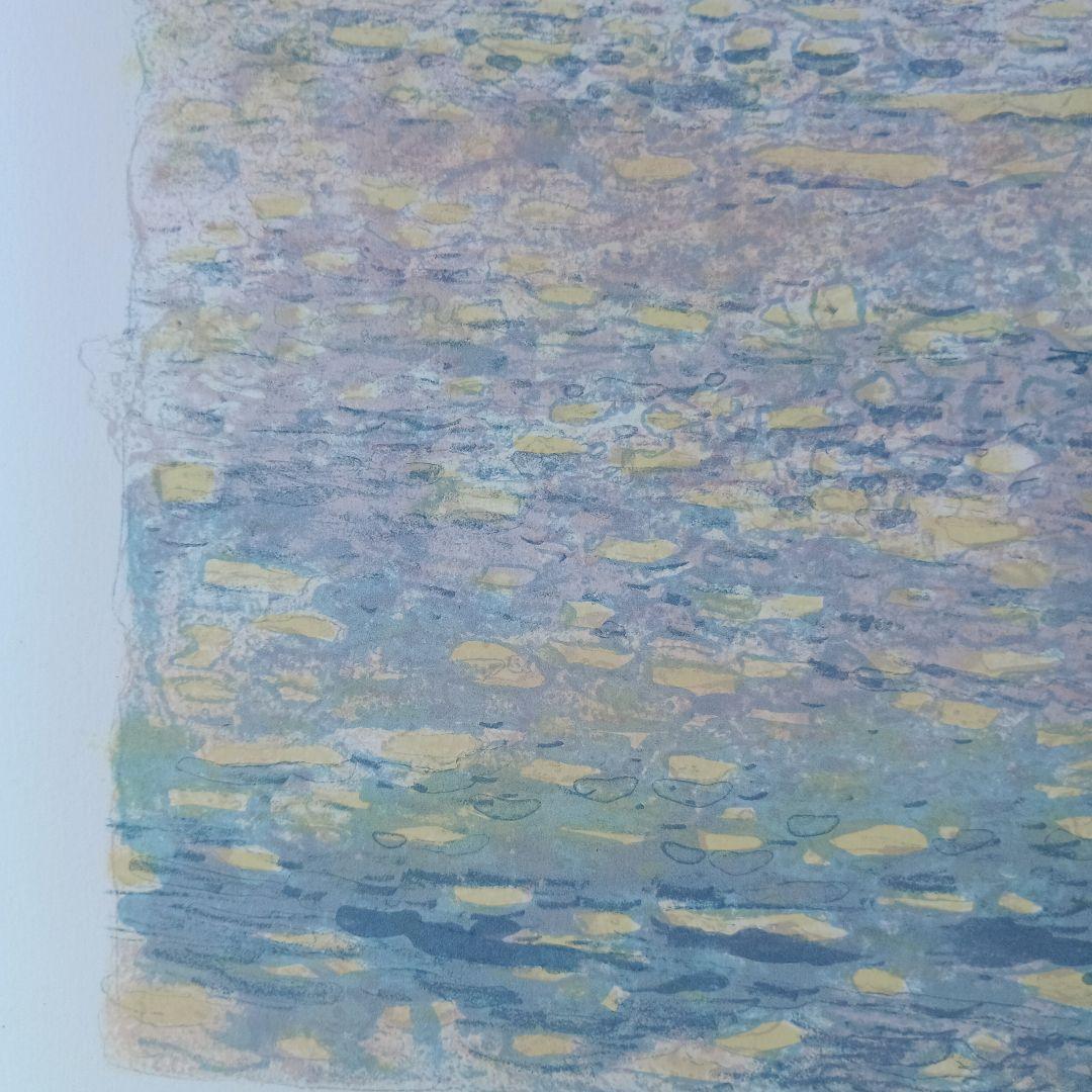 4046）柏村勲　オリジナル　リトグラフ　ヨット三態のうち2枚