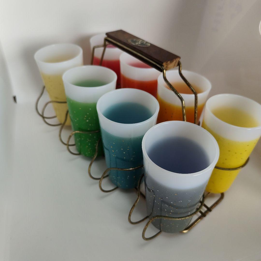 ファイヤーキング タンブラー 8個 グリッター ラメ ラバー グラマライト