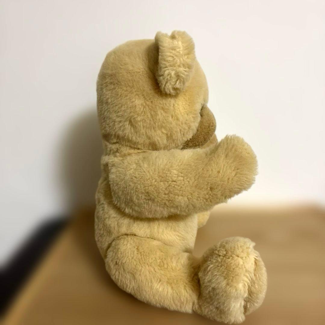 シュタイフのテディベア　28cm座高 ドイツ最高級ブランド　ジョイントやわらか♡