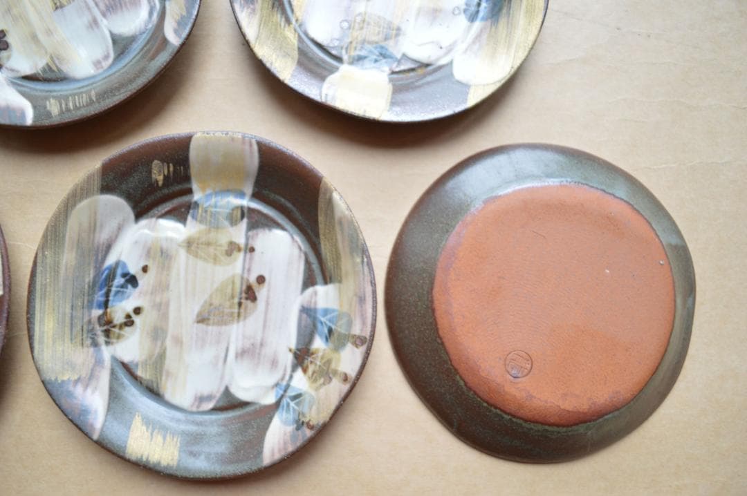 北大路魯山人 尾形乾山写竜田川平向 五人 魯山人 夢卿 ロ散人 魯卿