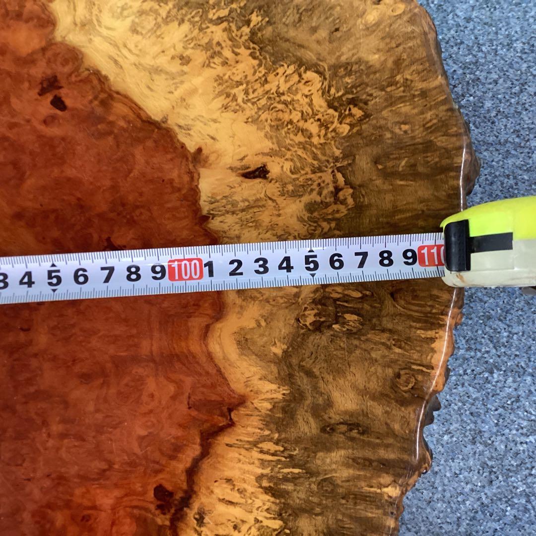 天然木　一枚板　座卓　テーブル　レトロ　アンティーク