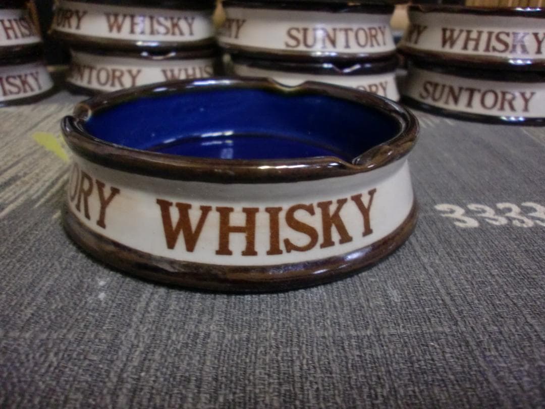 SUNTORY サントリーウイスキー　新品・灰皿 12個セット　昭和レトロ