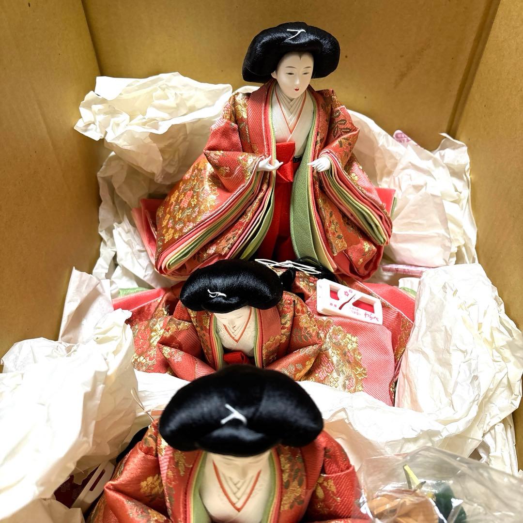 【まこちゃんさん専用】東玉作 「王朝絵巻」 大宮人飾り 七段飾り 内閣総理大臣賞