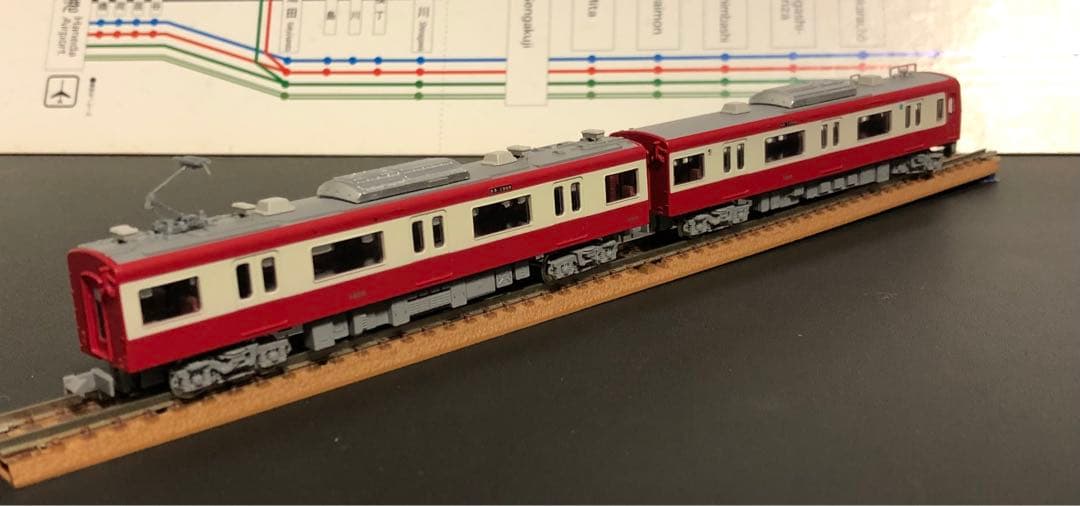 管理番号1584 Nゲージ 京急新1000形 宮沢模型 赤い電車製4両セット
