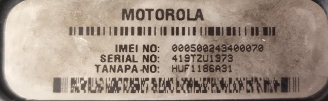 モトローラMCA移動無線装置　現状品