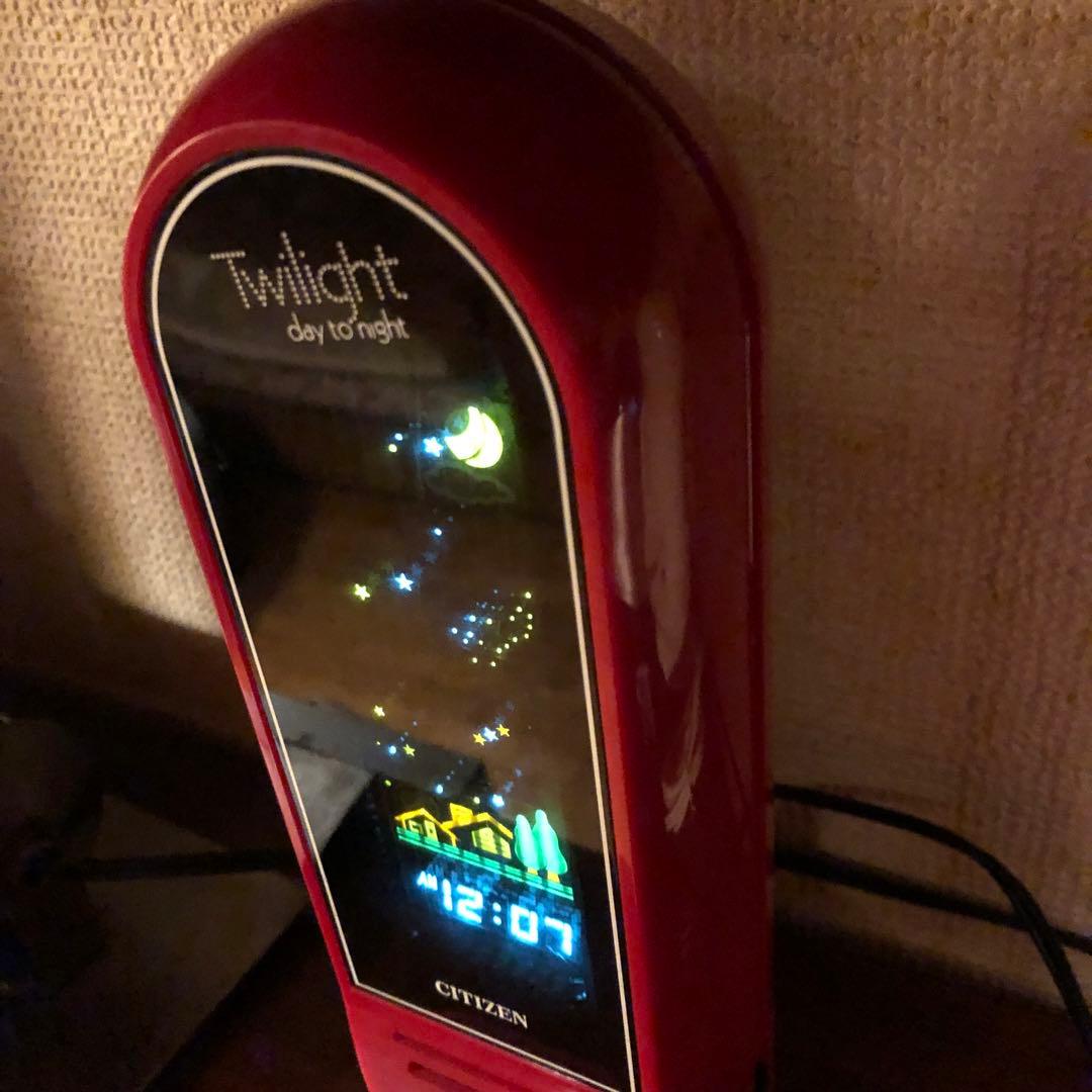 【80s】CITIZEN Twilight(トワイライト)時計 クロック