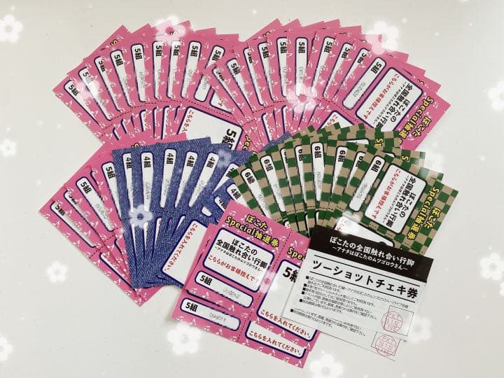 ぽこた Special抽選券/ツーショットチェキ券