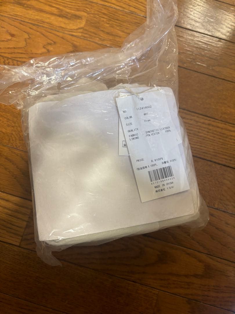 Darich キルティングスクエアミニバッグ　WHT(シルバーパーツ)