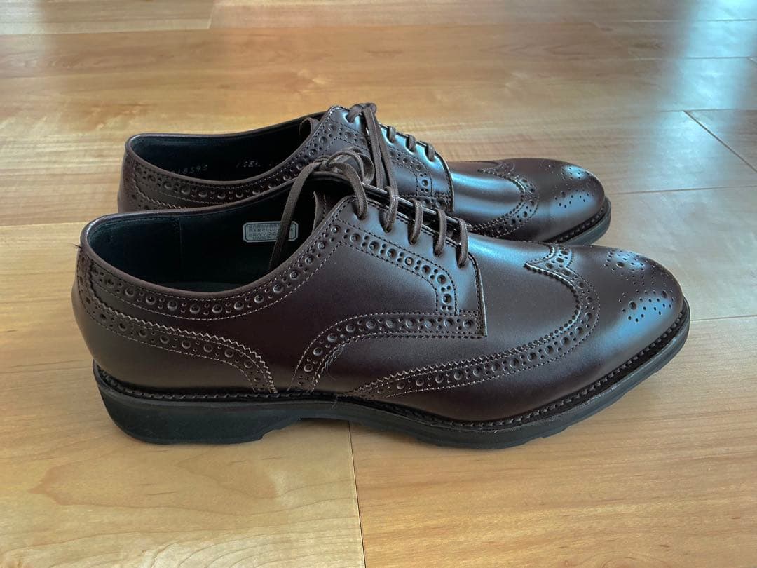 REGAL 15EL 26.5cm ダークブラウン レザーウィングチップシューズ