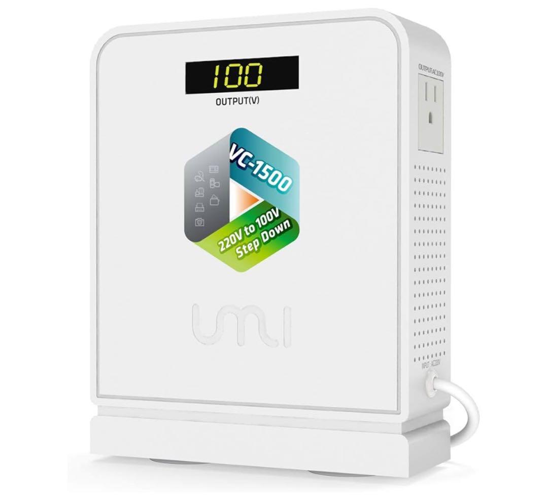 海外旅行用変圧器 1500W 降圧専用 ダウントランス