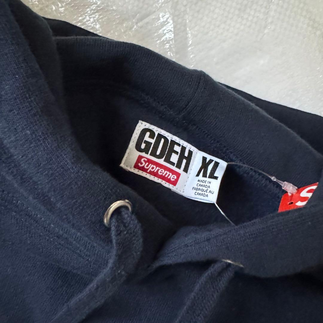 トップス Supreme x GOODENOUGH Hooded \"Navy\"