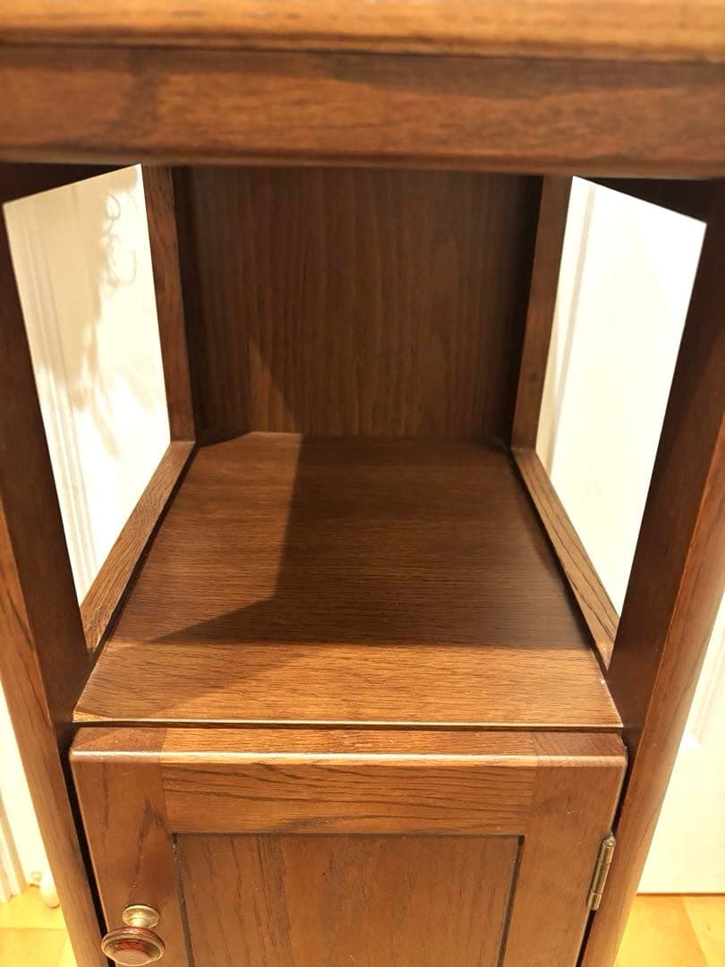 karimoku カリモク　木製 収納家具 ブラウン　アンティーク　レトロ