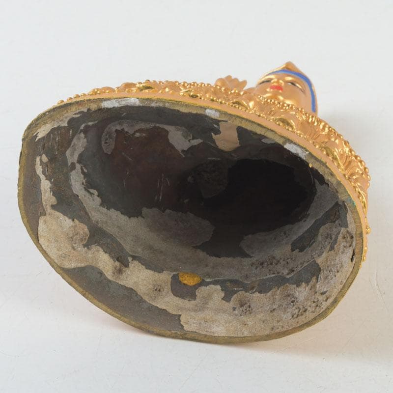 仏教美術　古銅鍍金　チベット仏　仏像　置物　V　9353