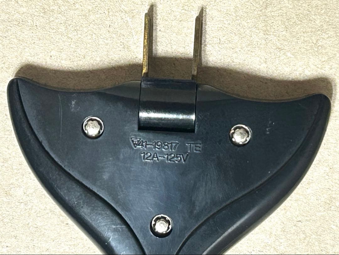 魚コード　黒　明和電機　 延長コード　1.2m 開封美品