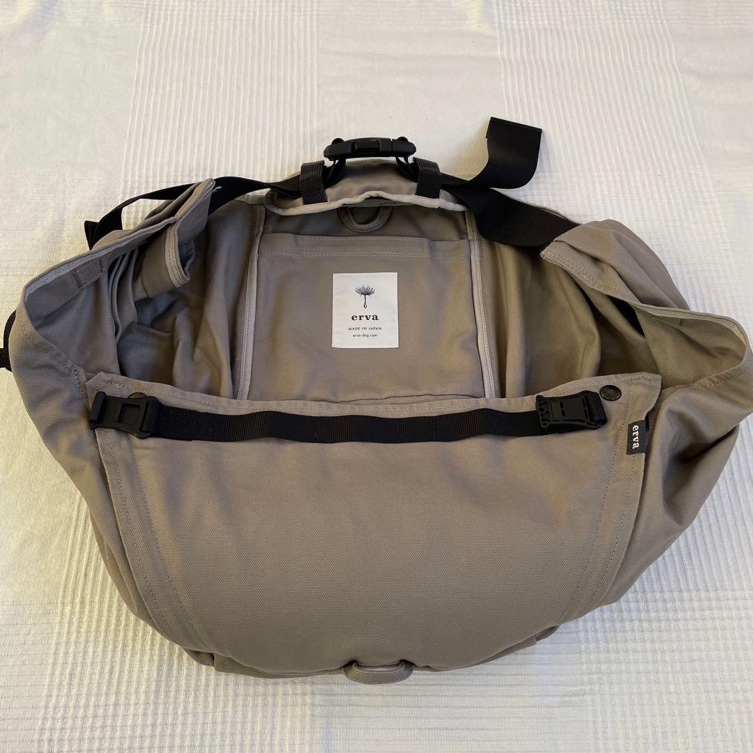 erva エルバ　ドッグスリング アベルト第2世代　ファスナー付　1〜4kg