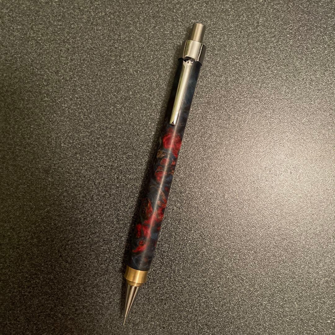 【本日削除】handwood 楓瘤スタビ 強低重心ダブルR 真鍮 0.5㎜