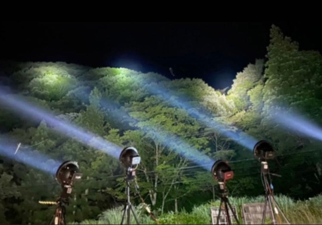 爆光 新品 強力 HID7インチ 103W程度　紫外線強化バルブ 灯火採集に！