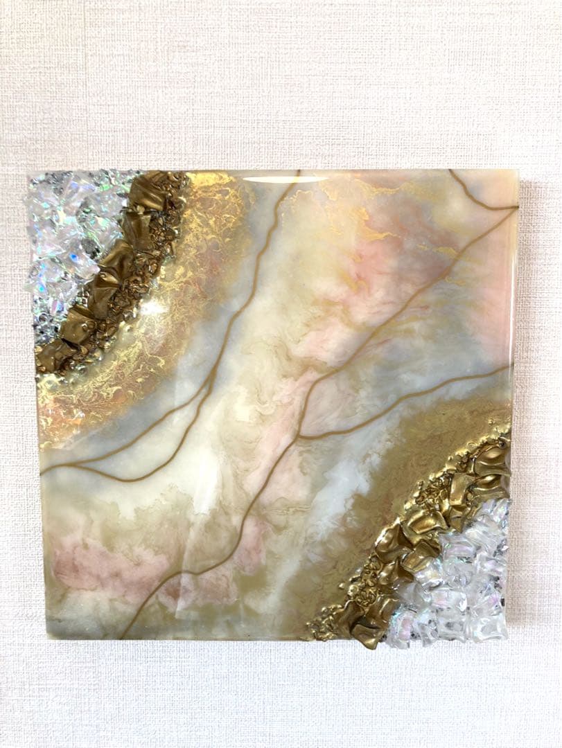 オフシュアボード　レジンアート　大理石風　浄化